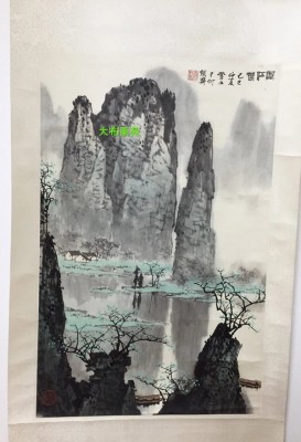 白雪石（已售）開三原裱軸